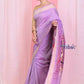 Very Much Indian Handloom Pure Cotton Paithani With Handwoven Pallu -Lilac | Swadesiicart