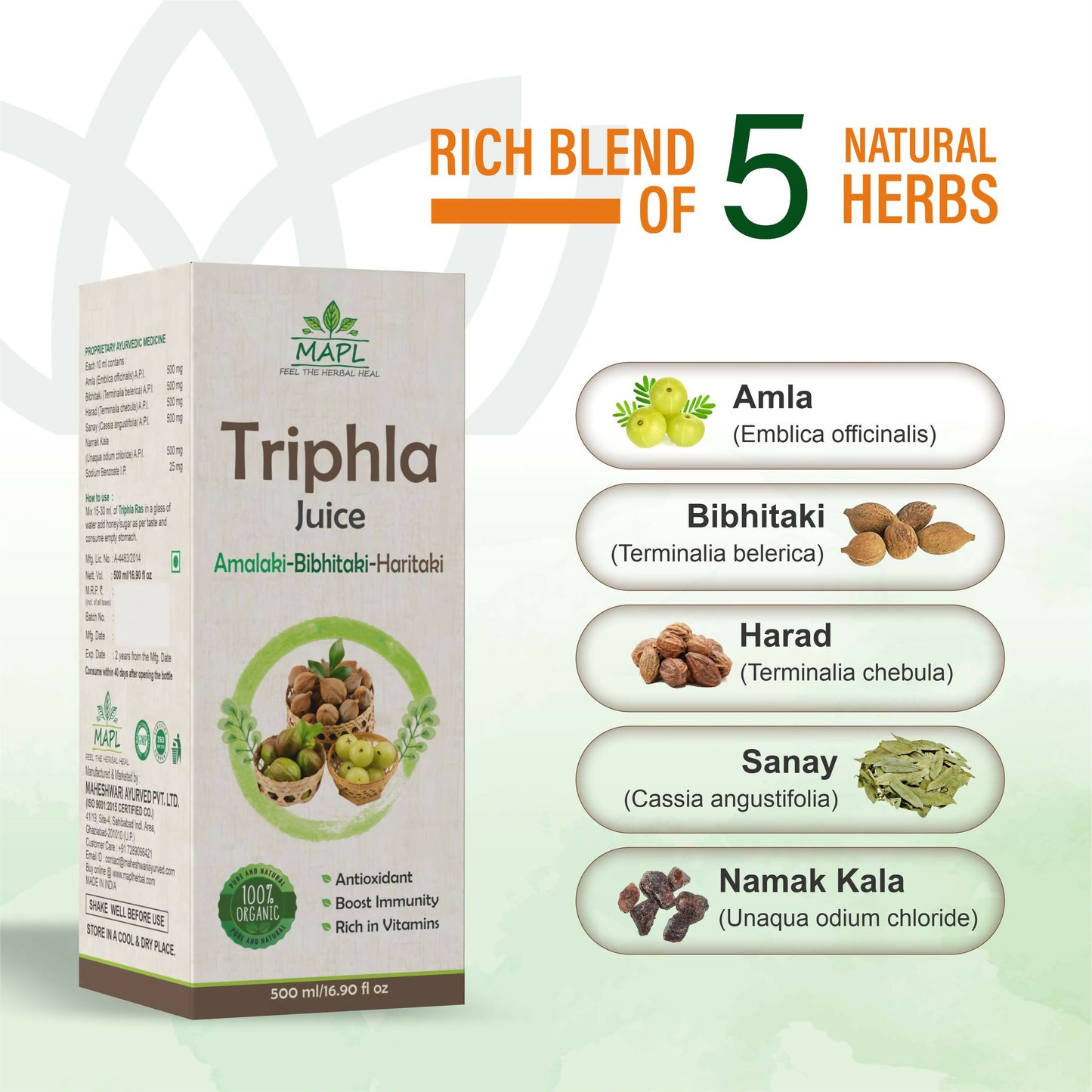 MAPL Triphala Juice | Swadesiicart