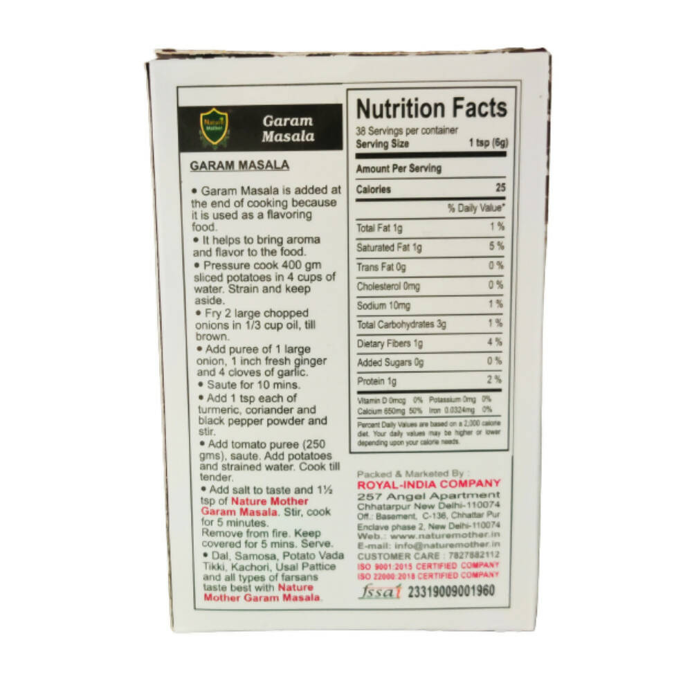 Nature Mother Garam Masala - Swadesiicart