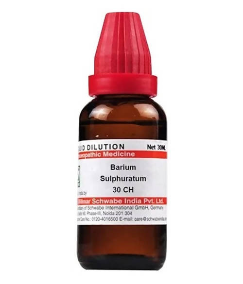 Dr. Willmar Schwabe India Barium Sulphuratum Dilution | Swadesiicart