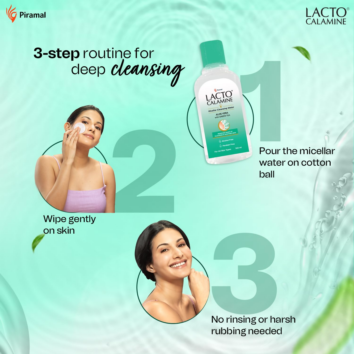 Lacto Calamine Micellar Cleansing Water - Swadesiicart