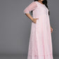 Ahalyaa Women's Traditional wear Ethnic Dress - Pink | Swadesiicart