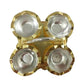 Puja N Pujari Kumkum Holder With Gold Plated