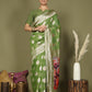 Shree Shyam Fashion Linen Cotton Green Saree