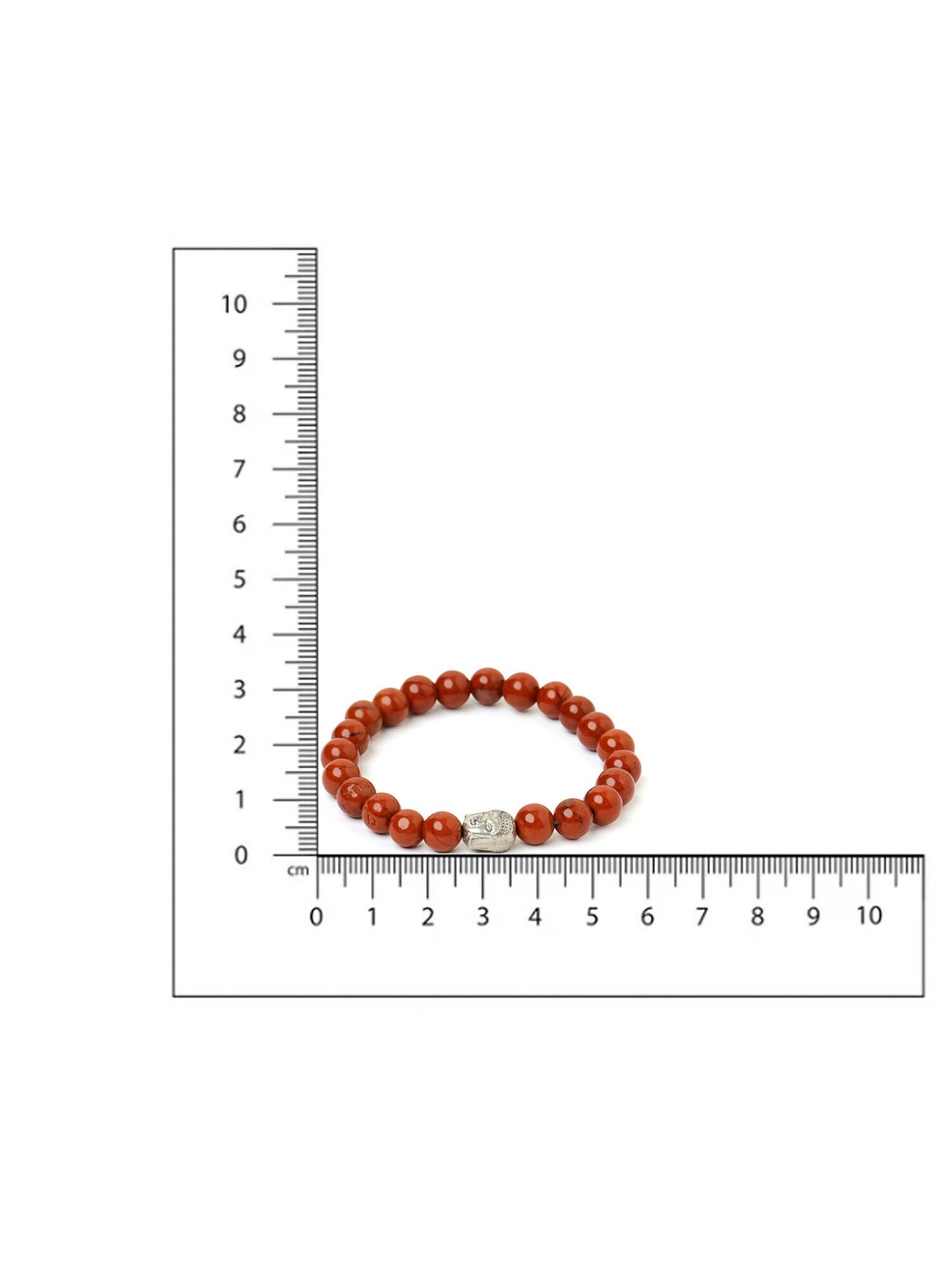 Red Jasper with Buddha Bracelet - Ruby Raang | Swadesiicart