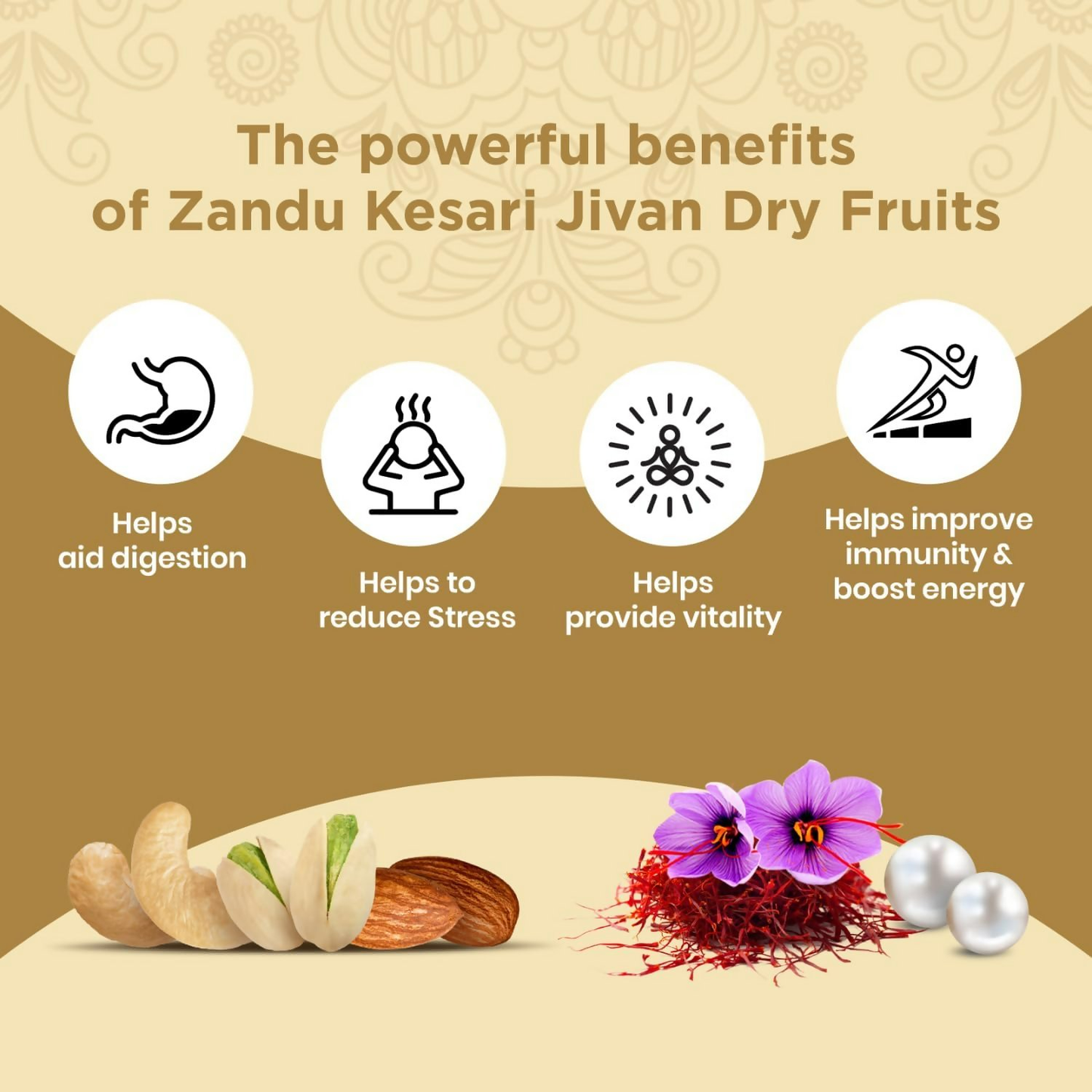 Zandu Kesari Jivan Dry Fruits Chyawanprash | Swadesiicart