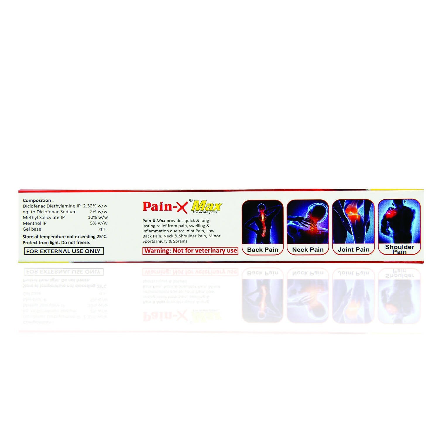 Dr. Morepen Pain-X Max Body Pain Relief Gel - Swadesiicart