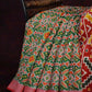 Green Colored Patan Patola Semi Chanderi Saree By Gayathri Reddy Designer Studio | Swadesiicart