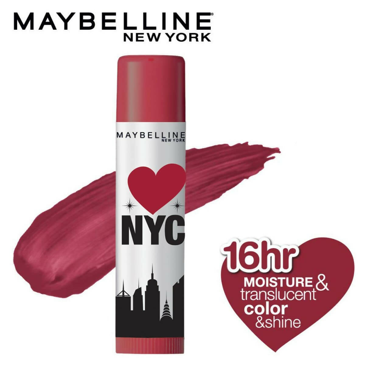 Maybelline New York Baby NYC Lip Balm - Highline Wine - Swadesiicart