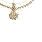 Women's Gold-Polished Kundan Mathapatti Head Jewellery - Ruby Raang | Swadesiicart