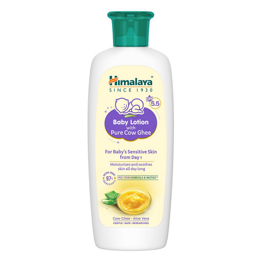 Himalaya Herbals Baby Lotion with Pure Cow Ghee - Swadesiicart