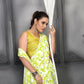 Aayaa Designer Printed Georgette Saree - Multi Color