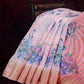 Combination Shades Of Peach Pink With Floral Design Semi Chanderi Saree By Gayathri Reddy Designer Studio | Swadesiicart
