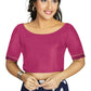 Aastha Fashion Women's Pink Art Silk Designer Party Wear Readymade Blouse