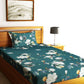 Home Sizzler Unisex Green Bedsheets - Swadesiicart