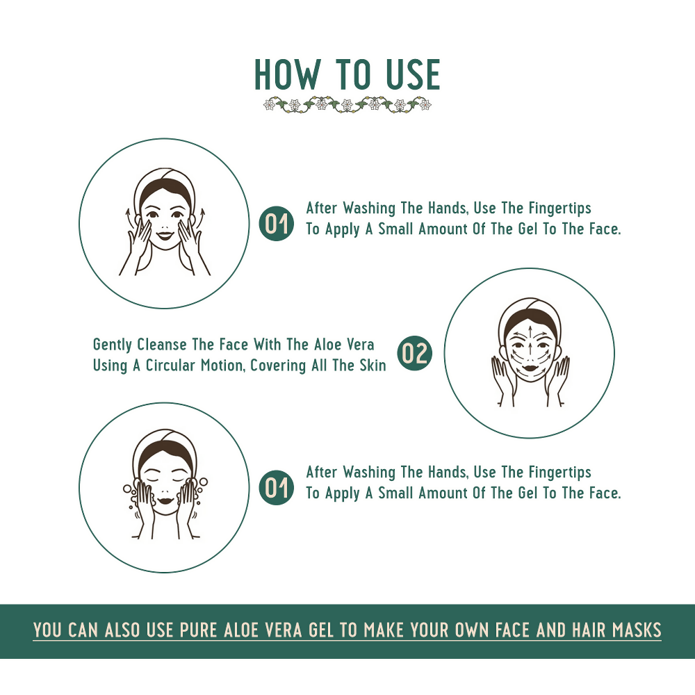 Avimee Herbal Pure Aloe Vera Gel - Swadesiicart