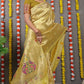 Jyoti Fashion Women's Mehendi Paithani Silk Zari Woven Saree with Blouse | Swadesiicart