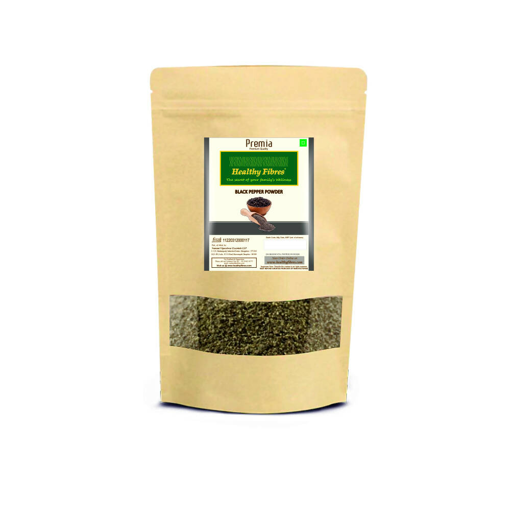 Healthy Fibres Black Pepper Powder - Swadesiicart