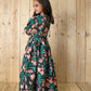 Aayaa Designer Printed Chinon Crochet Sequance Kids Lehenga Choli - Green