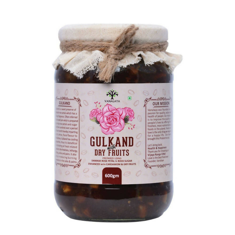Vanalaya Gulkand With Dry Fruits - Swadesiicart