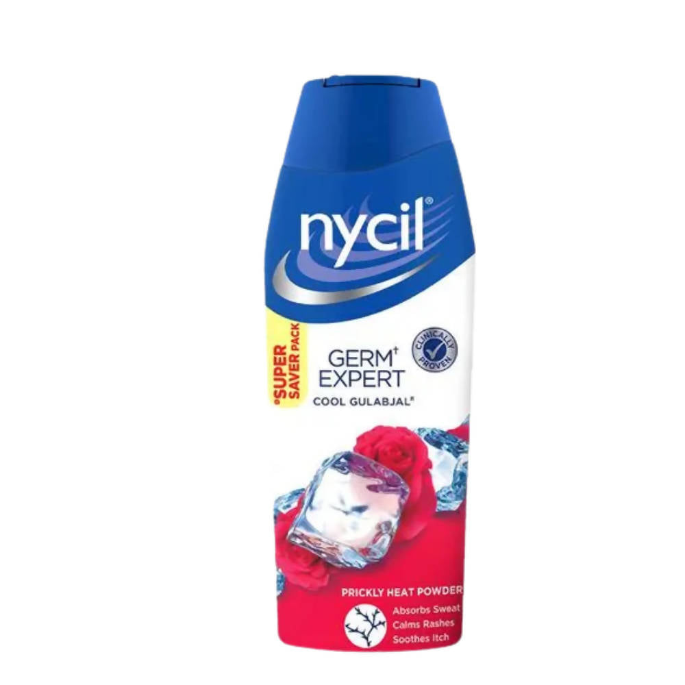 Nycil Germ Extert Cool Gulabjal Prickly Heat Talcum Powder | Swadesiicart