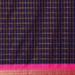 Anouk Navy Blue & Fuchsia Woven Design Pure Silk Banarasi Saree | Swadesiicart