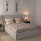 MYTRIDENT Brown Ethnic Motifs Cotton 120 TC Queen Bedsheet With 2 Pillow Covers - Swadesiicart