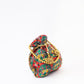 NR By Nidhi Rathi Red & Green Printed Potli Clutch - Swadesiicart