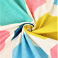 Home Sizzler Blue & Yellow Geometric 210 TC Single Bedsheet with 1 Pillow Covers - Swadesiicart