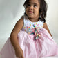 ArthLife Blue Rainbow Kingdom Party Wear Dress