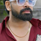 VOJ Dual Toned Self Designed Gold-Polished Chain For Men | Swadesiicart