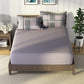 Nautica Grey & Blue Striped Cotton 160 TC King Bedsheet With 2 Pillow Covers - Swadesiicart