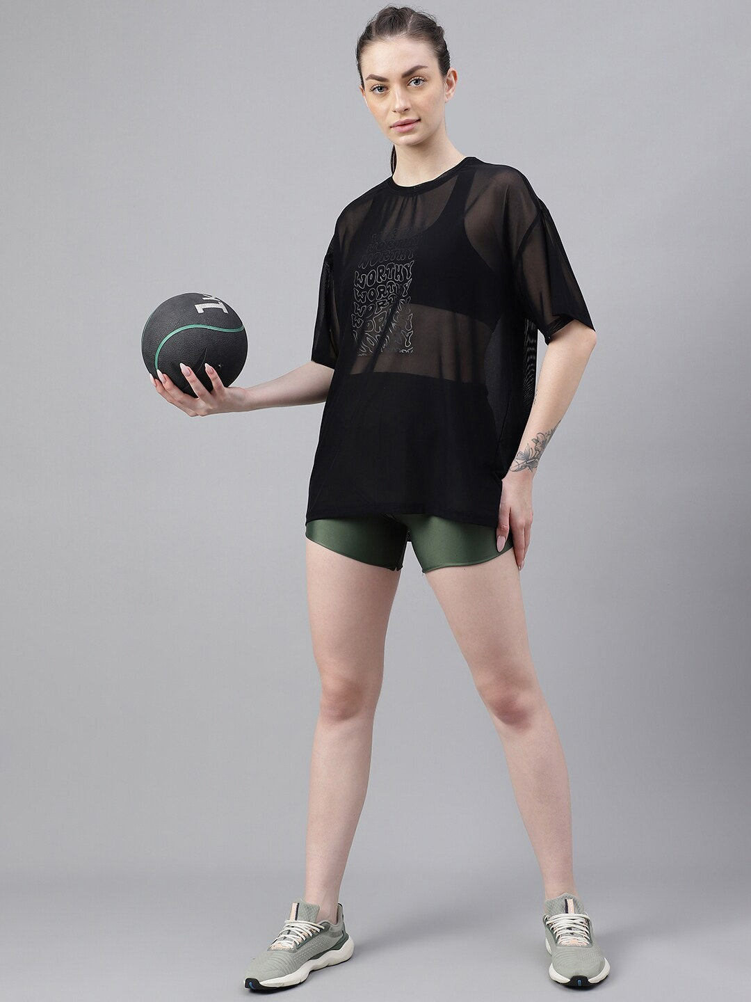 MKH Typography Printed Dri FIT Relaxed Fit Sports T-shirt - Swadesiicart