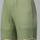 Kalini Women Green Yoke Design Gotta Patti Kurta with Sharara | Swadesiicart
