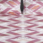 Story@home Arena Pink & White Geometric Printed 180 TC Bedsheet & Pillow Covers