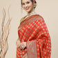 Kalini Ethnic Motifs Woven Design Jacquard Zari Banarasi Saree | Swadesiicart