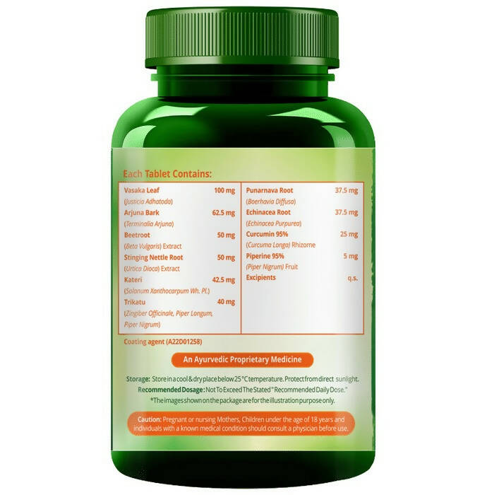 Himalayan Organics Plant Based Lung Detox Tablets | Swadesiicart