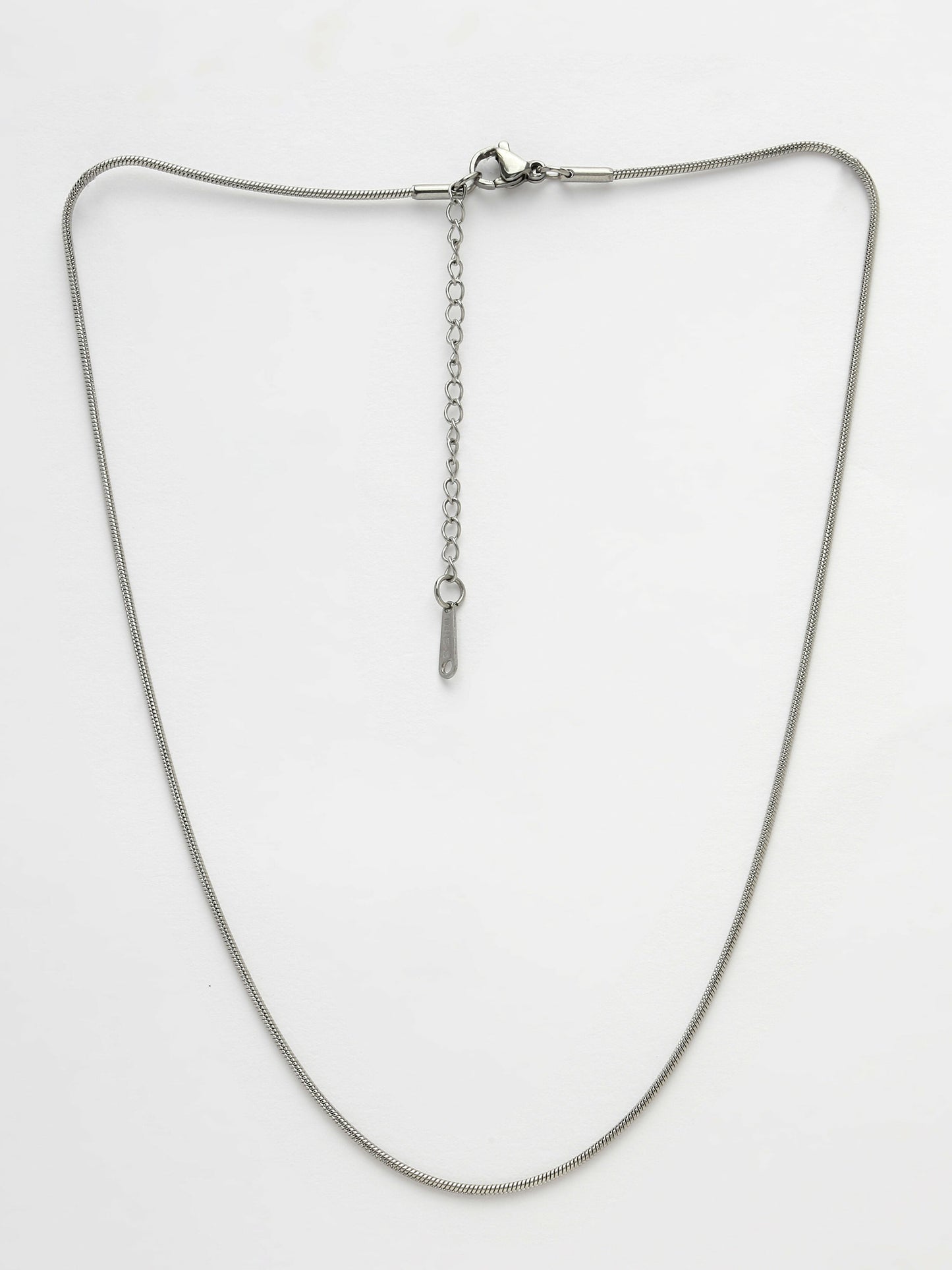 NVR Women's Set of 3 Silver-Toned German Silver Oxidised Chain | Swadesiicart