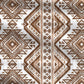 MYTRIDENT Brown Ethnic Motifs Cotton 120 TC Queen Bedsheet With 2 Pillow Covers - Swadesiicart