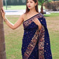 Kalini Woven Design Zari Silk Blend Banarasi Saree | Swadesiicart