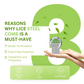 Botanical Luxuriate Tea Tree Natural Anti Lice And Nits Shampoo With Steel Lice And Nit'S Removal Comb
