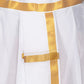 Sethukrishna Men White Readymade Cotton Dhoti | Swadesiicart