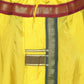 Sethukrishna Men Yellow & Green Solid Readymade Dhoti Pant | Swadesiicart