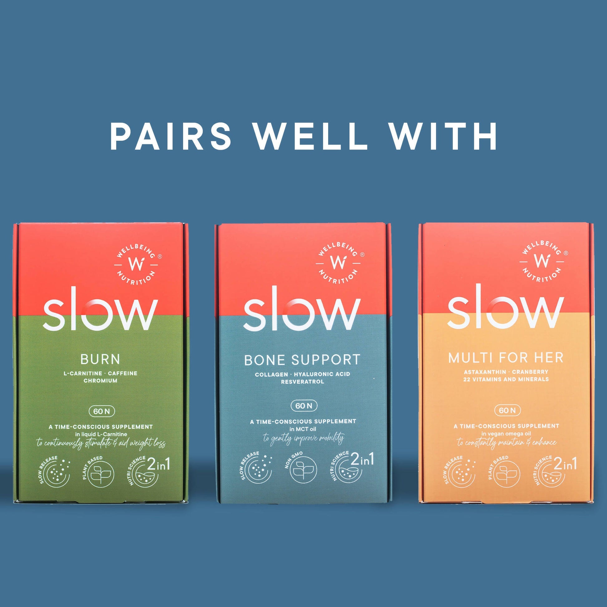 Wellbeing Nutrition Slow | Gut Health Capsules - Swadesiicart