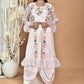 Morchari Women Hand Embroidery Crop Top-Light Pink - Swadesiicart