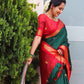Kalini Ethnic Motif Woven Design Zari Banarasi Saree | Swadesiicart