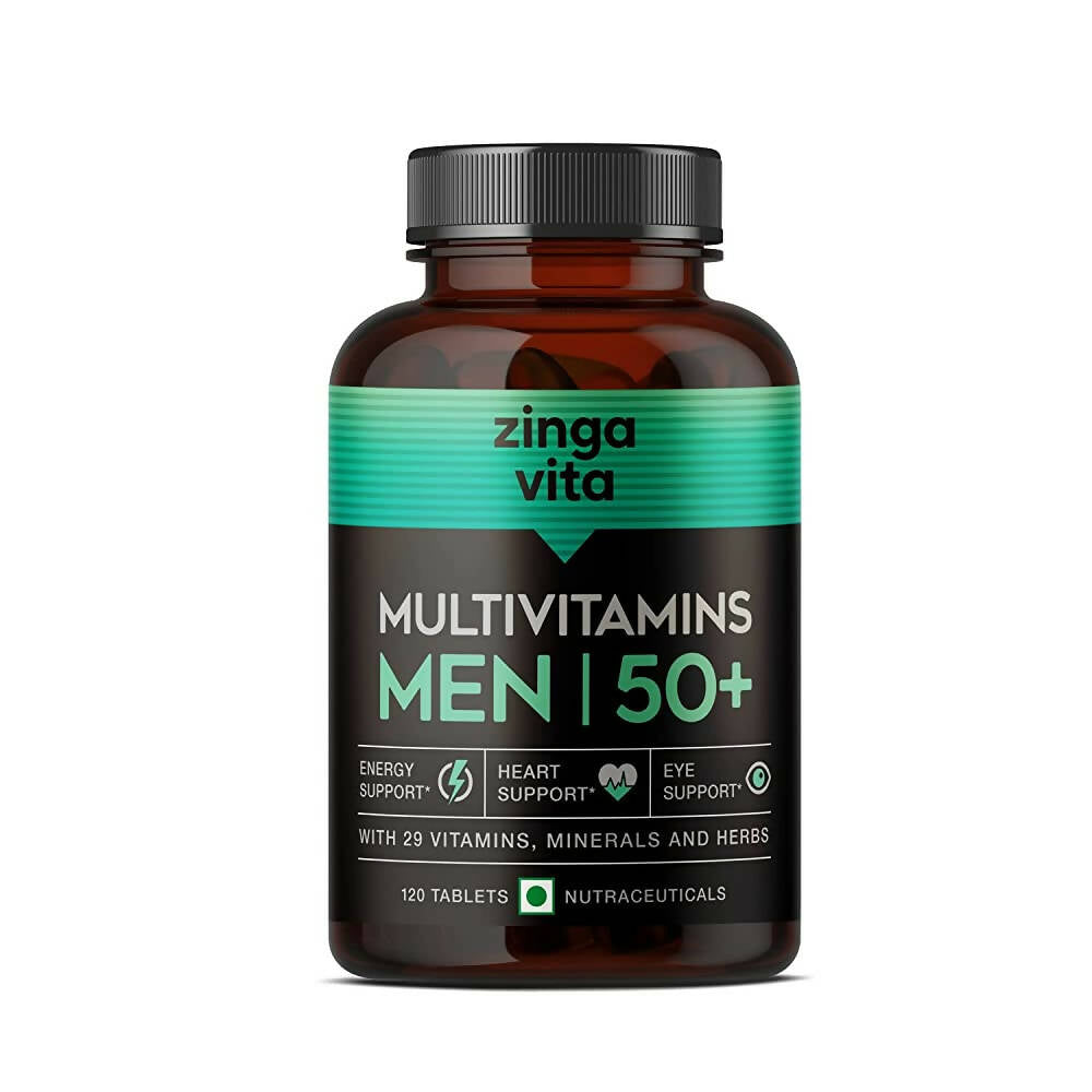 Zingavita Multivitamins Tablets for Men 50+ Age | Swadesiicart