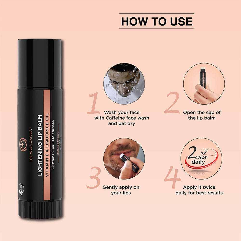 The Man Company Lightening Lip Balm - Swadesiicart