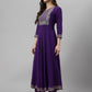 Khushal K Ethnic Motifs Embroidered Sequined Kurta with Palazzos & Dupatta - Swadesiicart