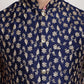 Sojanya Men Pink Ethnic Motifs Kurta with Pyjamas & Nehru Jacket | Swadesiicart